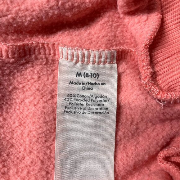 No Boundaries Coral Pink Beach Life Malibu California Graphic Sweatshirt Size M - Picture 5 of 10